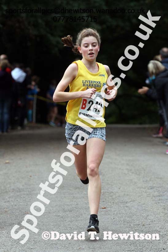 Girls under-15s ERRA Road Relays, Sutton Coldifield, Birmingham. Photo: David T. Hewitson/Sports for All Pics